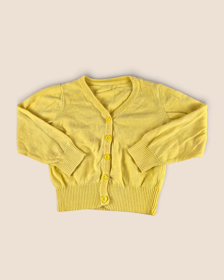 Pre-Loved George Yellow Cardigan Sweater Girls 18-24M | Betty’s Marketplace