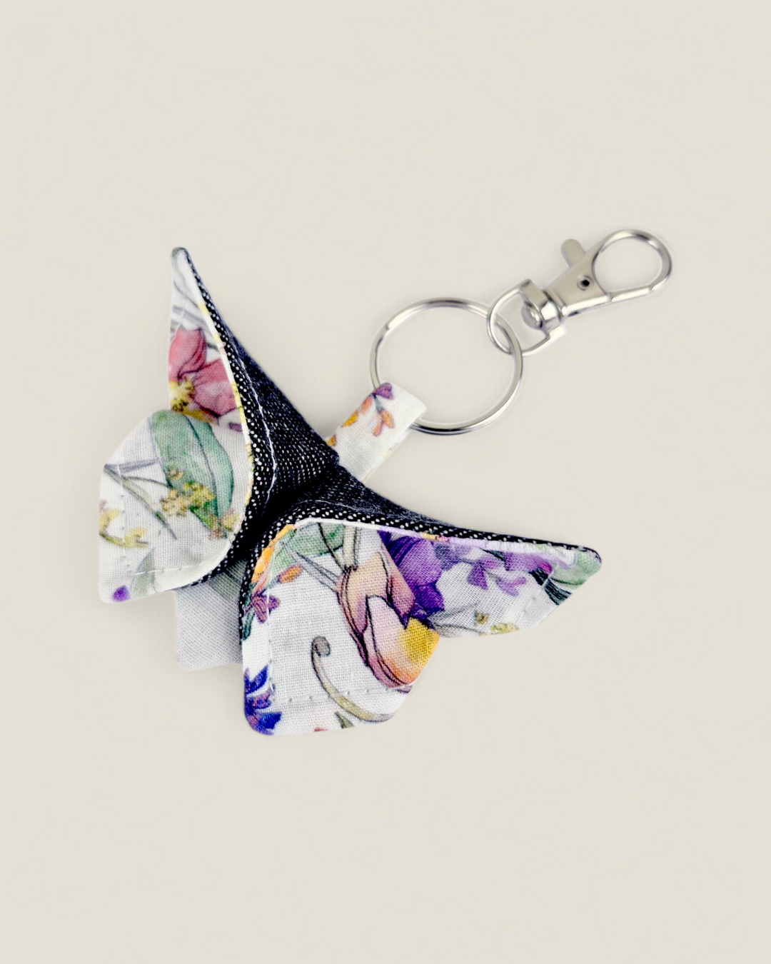 Izzyrai Handmade, Fabric Butterfly Keychains
