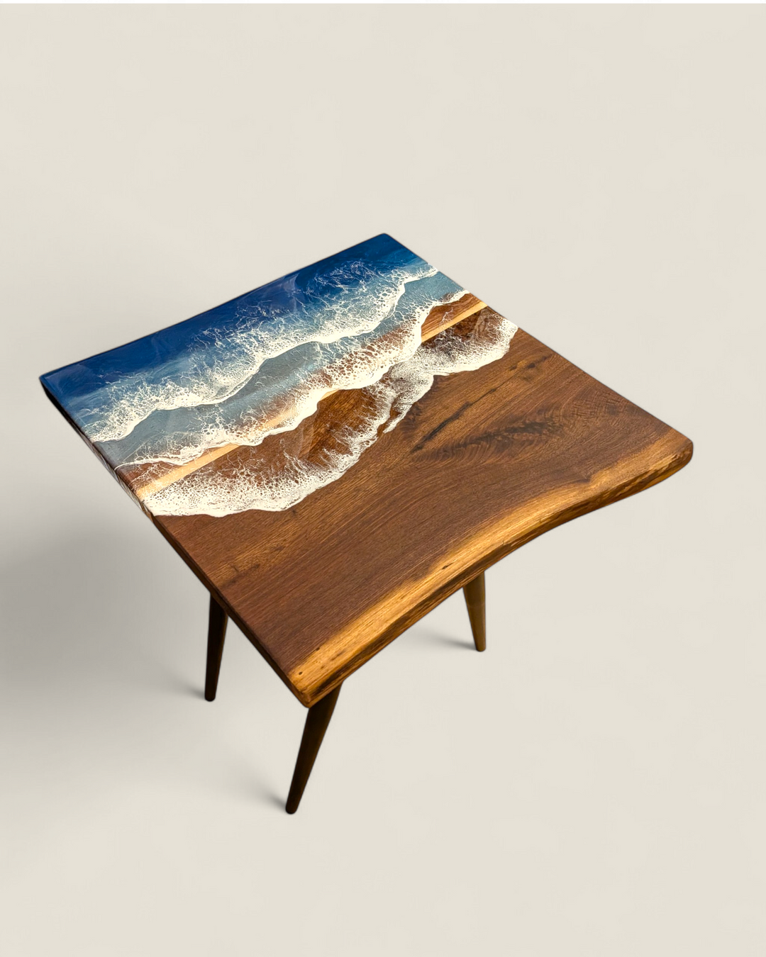 Kristi Scott Art, Resin Shoreline Tables