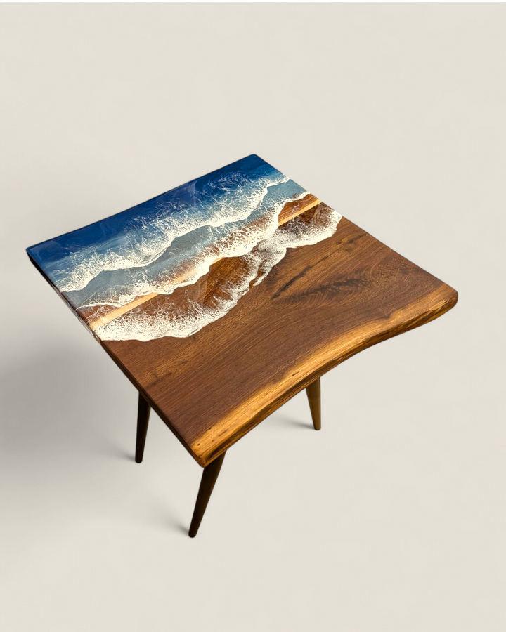 Kristi Scott Art, Resin Shoreline Tables