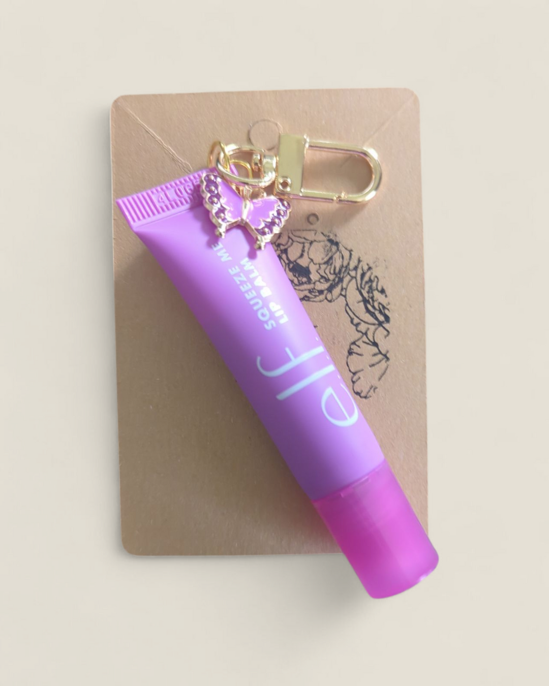 Teak Jewelry, Lip Balm Fobs with E.L.F Balm