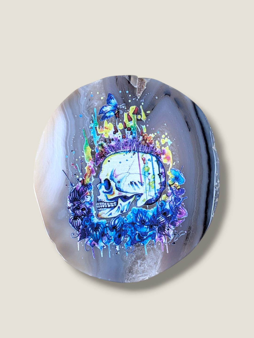 The Crystal Compass, Cut Crystal Dials with Designs