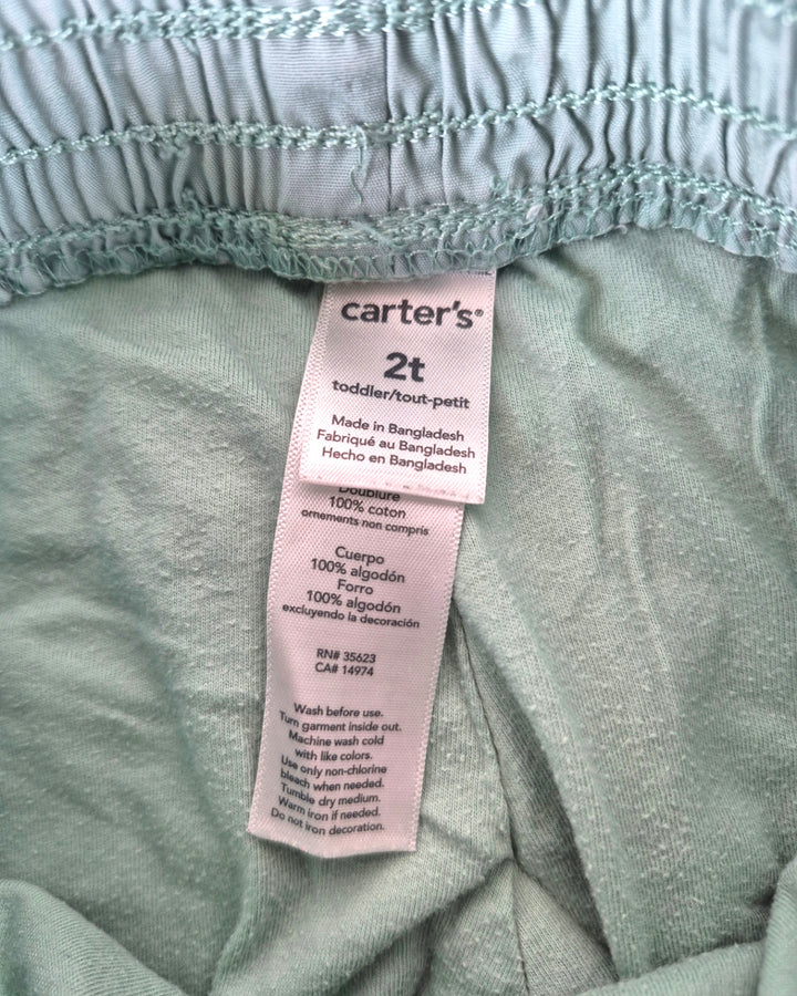 Pre-Loved Carter's Mint Pants Girls 2Y | Betty’s Marketplace