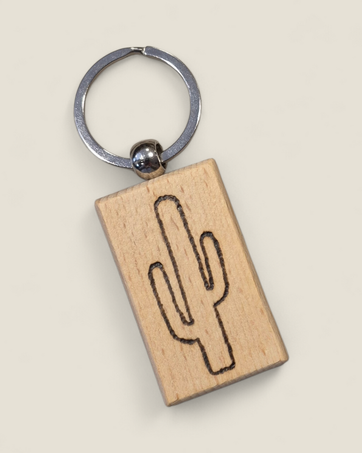 Marked In Wood, Wood Burnt Keychains