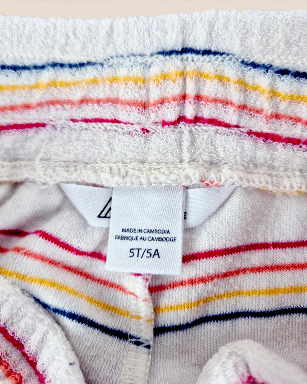 Pre-Loved Ripzone Terry Striped Shorts Girls 5Y | Betty’s Marketplace