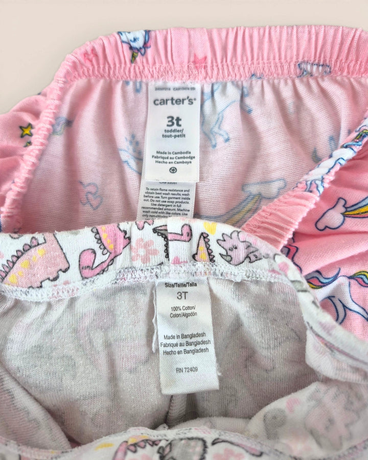 Pre-Loved Set Of 2 Pyjama Bottoms Girls 3Y | Betty’s Marketplace