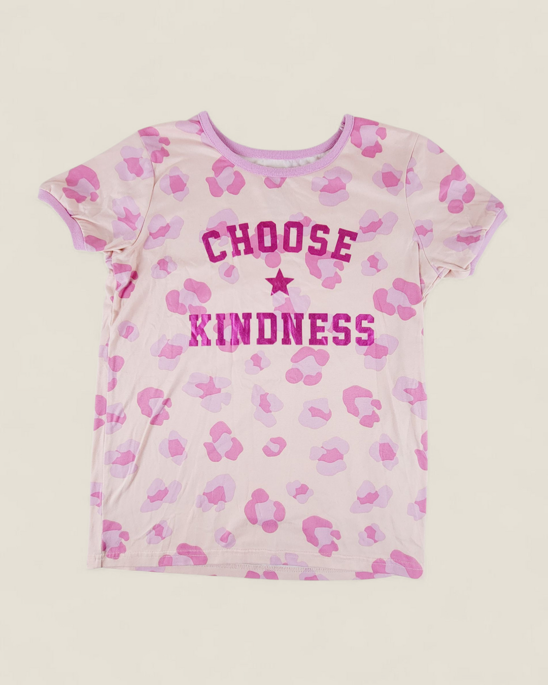 GEORGE CHOOSE KINDNESS SLEEP TOP GIRLS 10-12Y PRE-LOVED