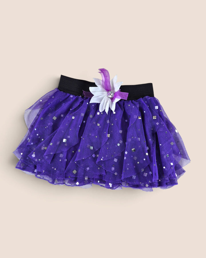 Pre-Loved Purple Tulle Skirt With Flower Girls 4-5Y | Betty’s Marketplace