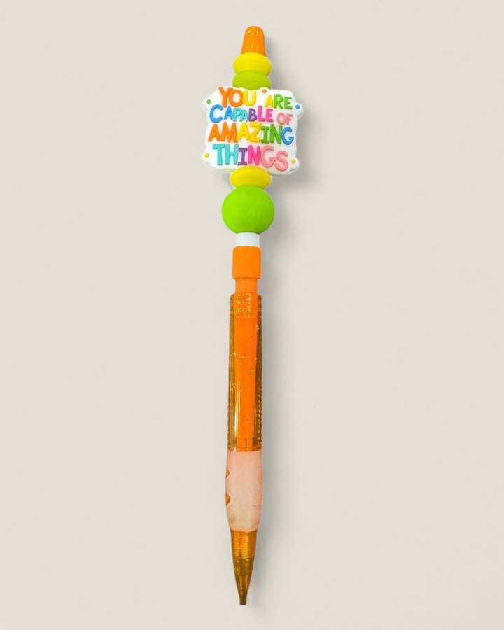 Silicone Bead Click Pencils