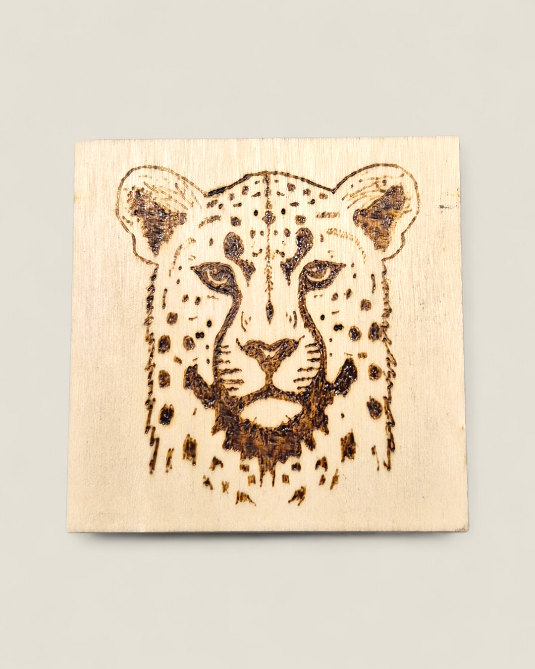Marked In Wood, Wood Burnt Cork Backed Coasters