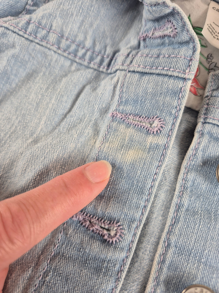Pre-Loved (Play Condition) Carter's Denim Jacket Girls 6M | Betty’s Marketplace