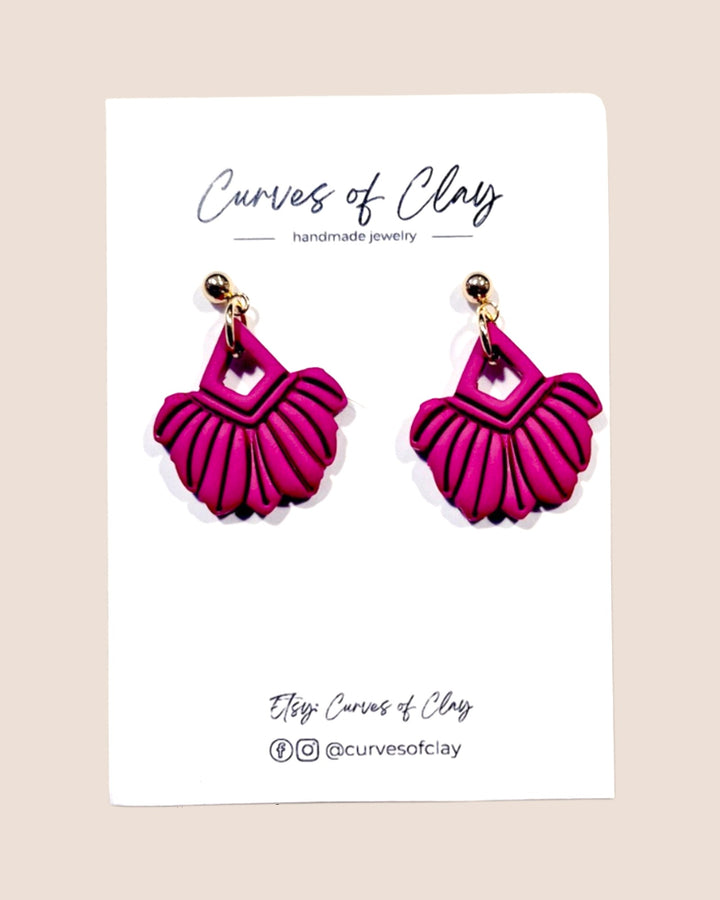 Curves of Clay, Everyday Dangle Earrings