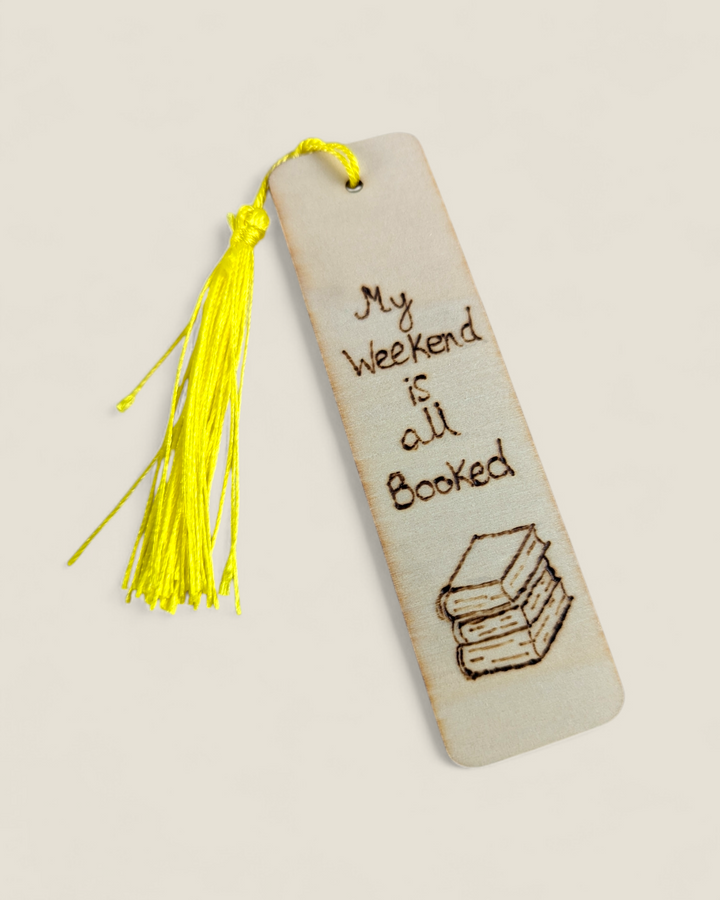 Marked In Wood, Wood Burnt Bookmarks