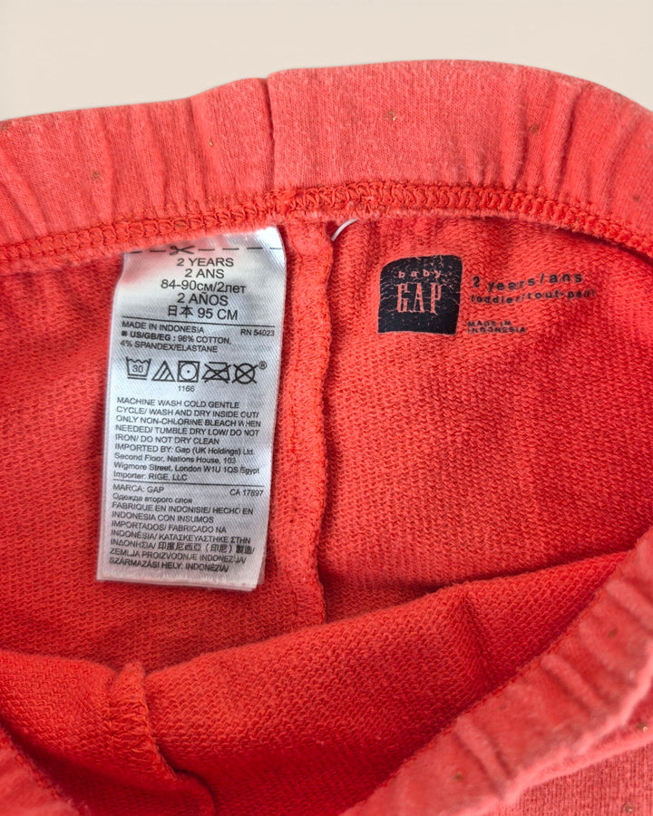 Pre-Loved Gap Coral Leggings Girls 2Y | Betty’s Marketplace