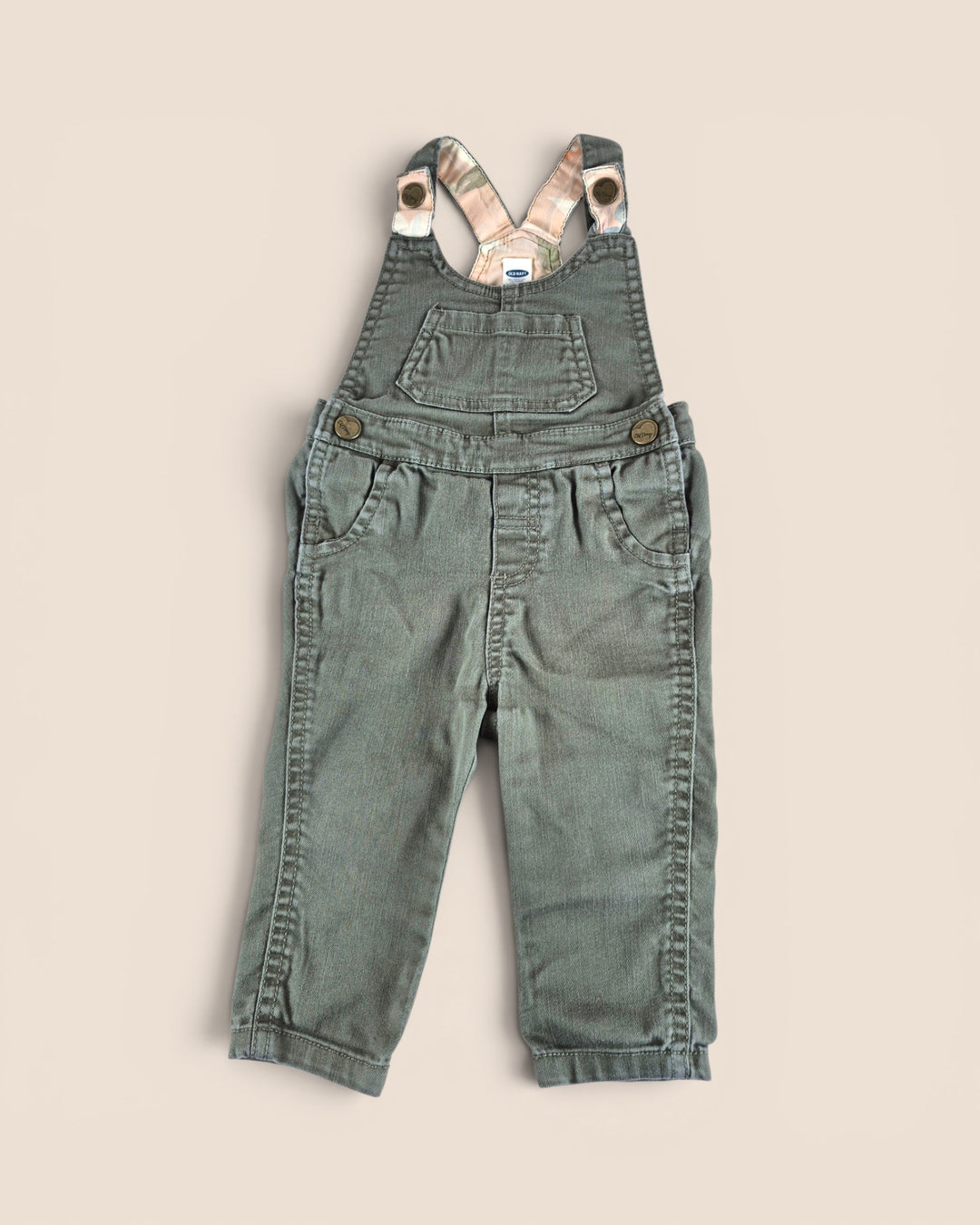 Pre-Loved Old Navy Green Overalls Girls 6-12M | Betty’s Marketplace