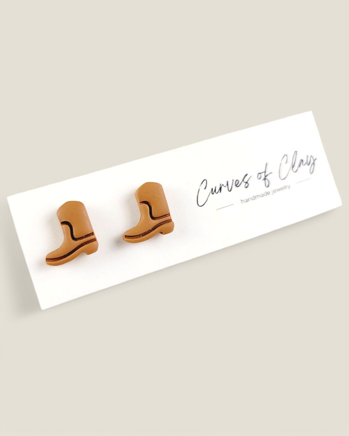 Curves of Clay, Everyday Stud Earrings