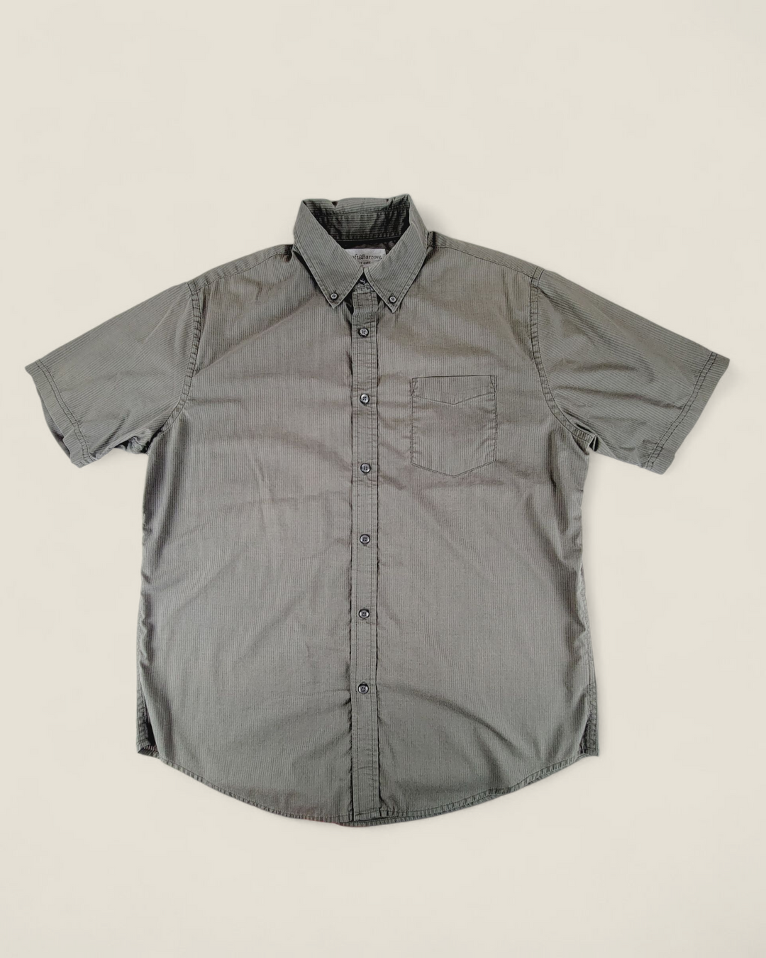 CROFT & BARROW GREEN DRESS SHIRT MENS LARGE PRE-LOVED