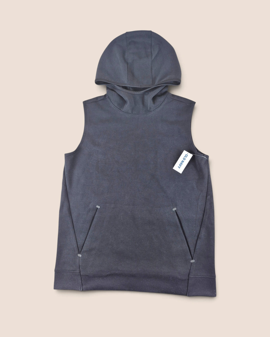 Pre-Loved Old Navy Active Black Pullover Sleeveless Hoodie Boys 10-12Y | Betty’s Marketplace
