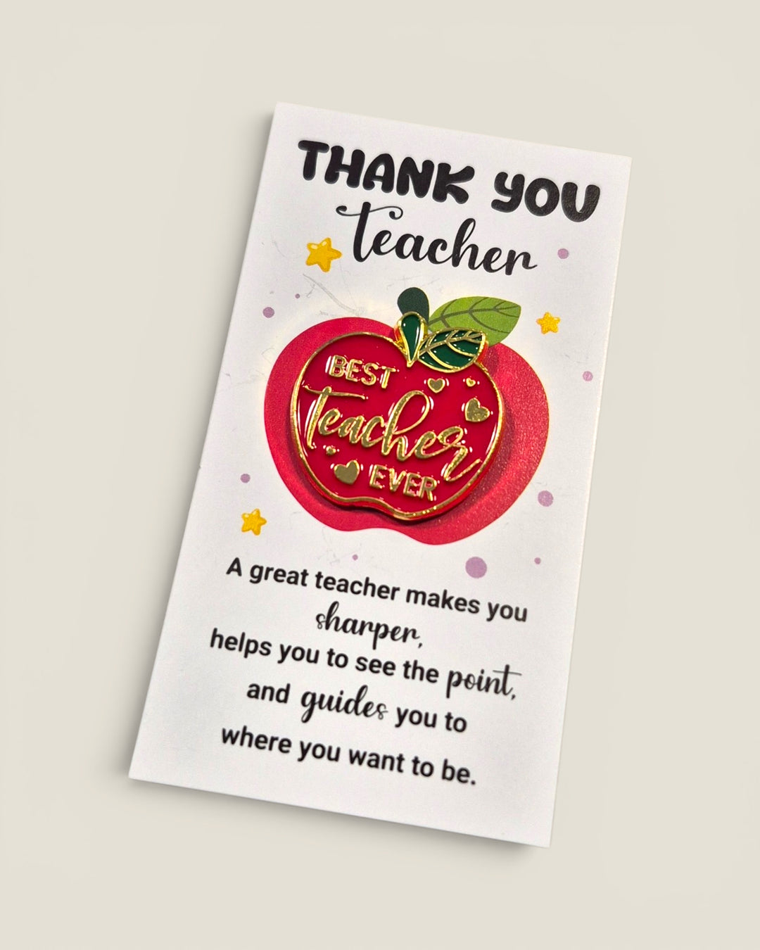 Liz's Custom Creations, Thank You Teacher Pins