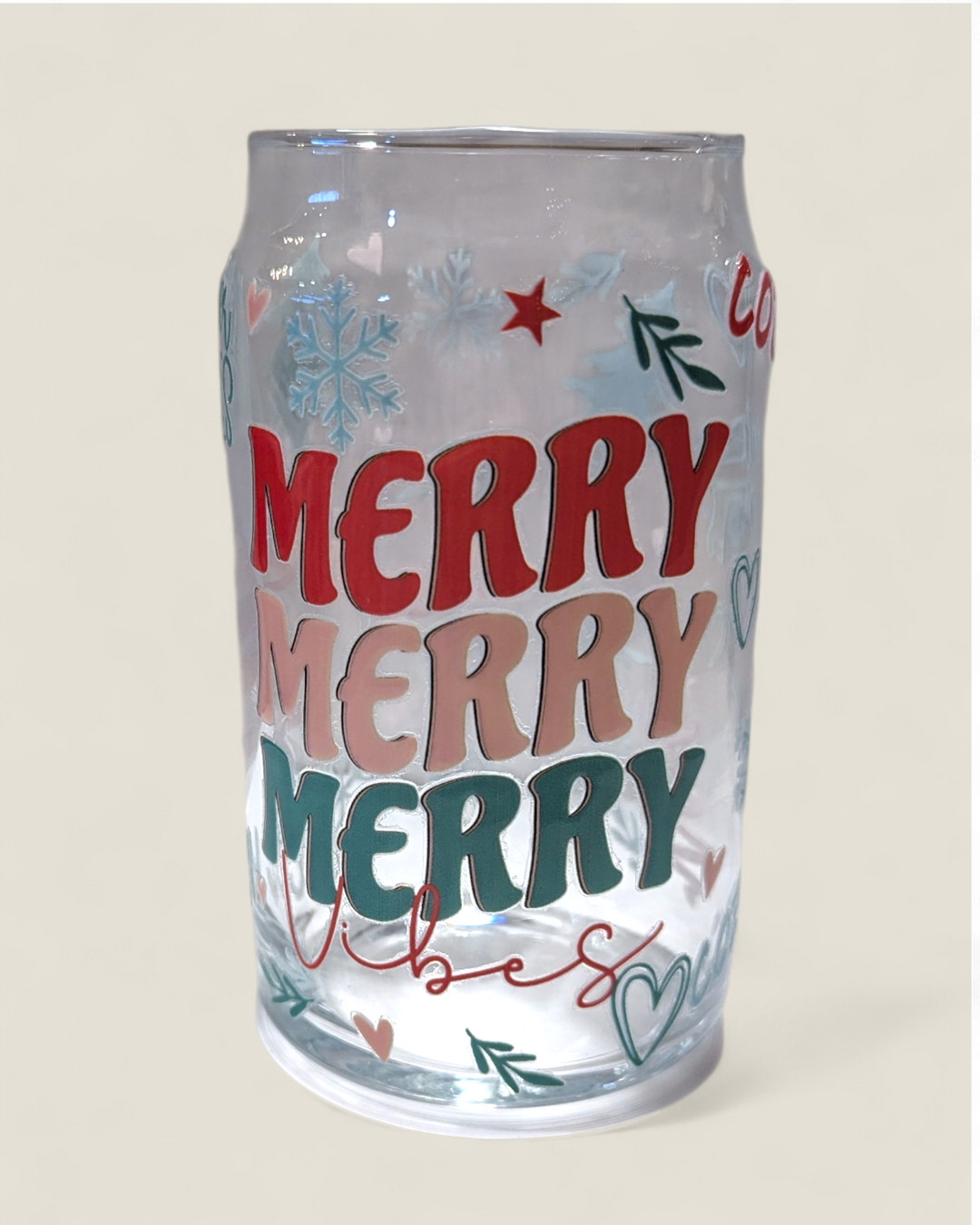 Liz's Custom Creations, Holiday Glass Drinkwear