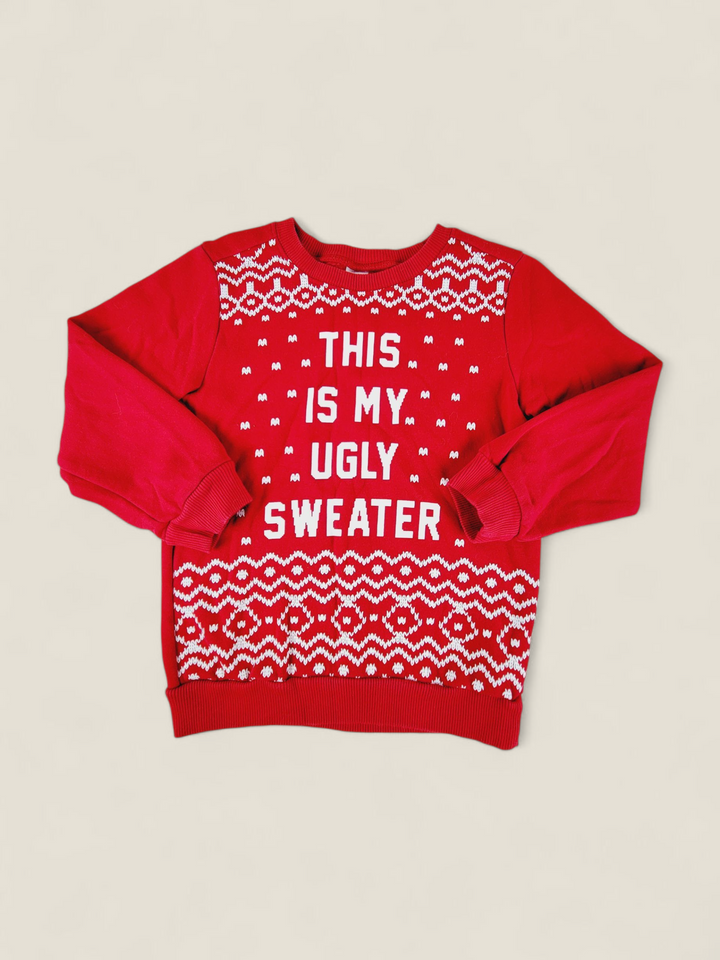 GEORGE UGLY HOLIDAY SWEATER 5Y PRE-LOVED