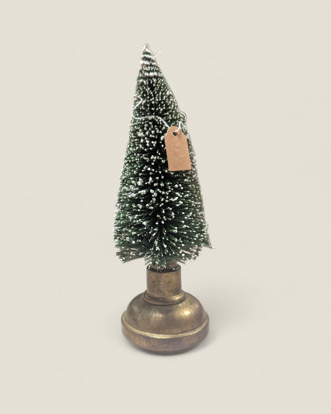 Three-Thirty Design Co, Holiday Bottle Brushed Trees in Vintage Pieces