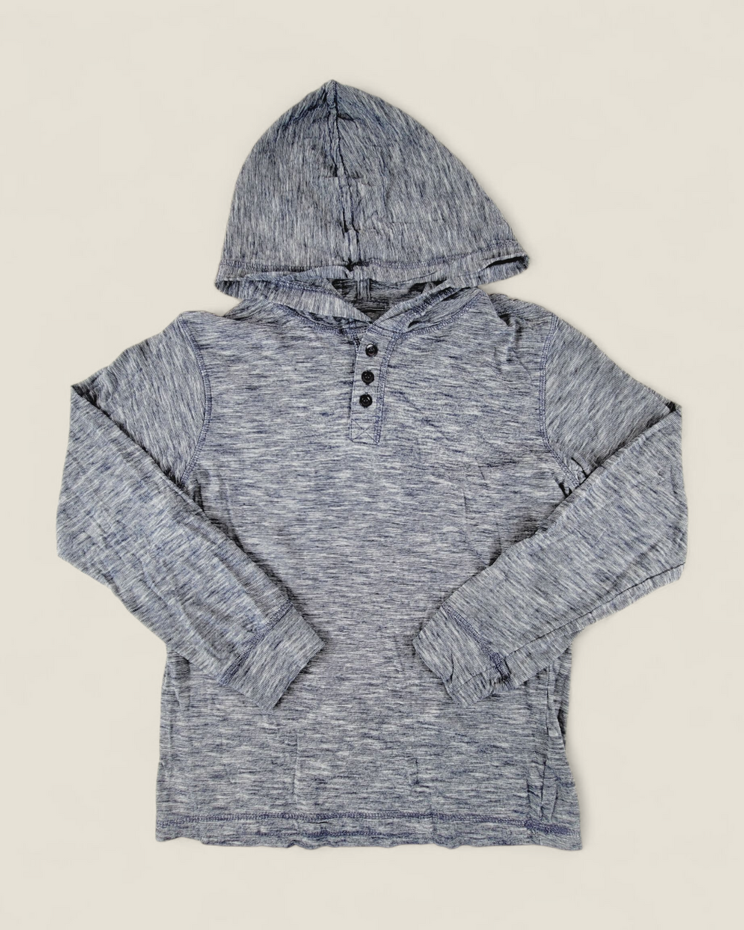 URBAN HERITAGE BLUE LONG SLEEVE TOP BOYS 10-12Y PRE-LOVED