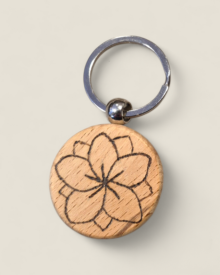 Marked In Wood, Wood Burnt Keychains