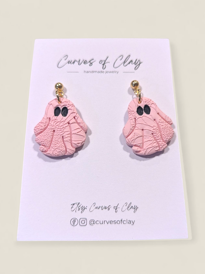 Curves of Clay, Autumn and Halloween Dangle Earrings