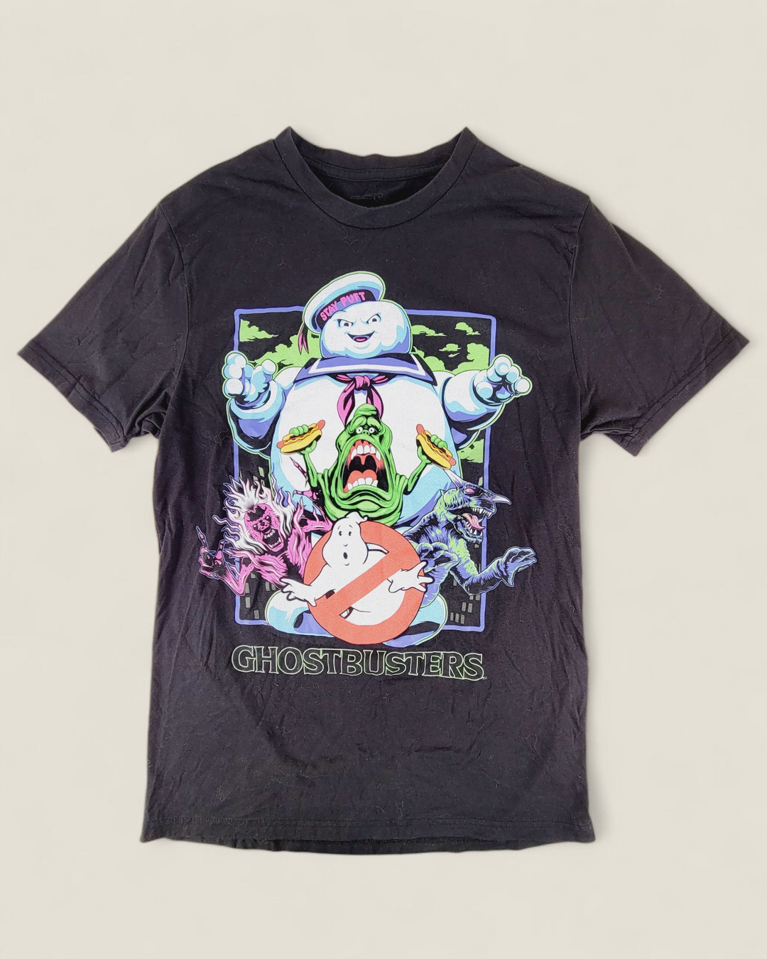 GHOSTBUSTERS TEE ADULT SMALL PRE-LOVED