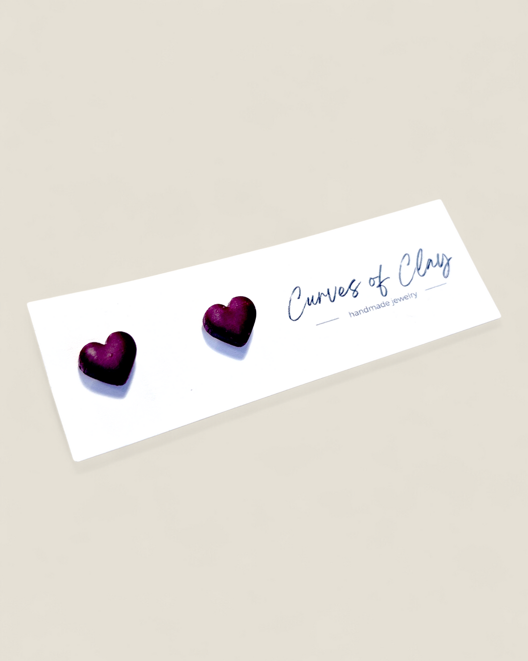 Curves of Clay, Valentine & Love Inspired Stud Earrings