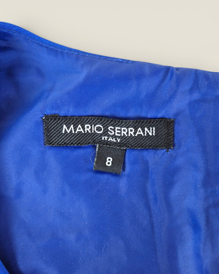 Pre-Loved Mario Serrani Blue Dress Ladies Size 8 | Betty’s Marketplace