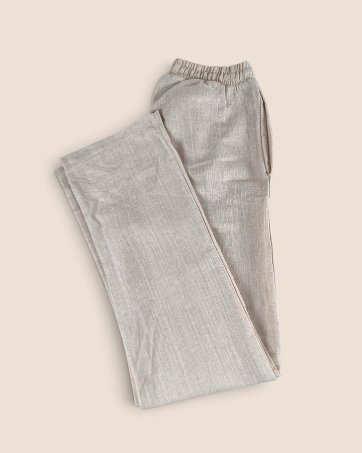Pre-Loved Boohooman Tan Linen Pants Mens Small | Betty’s Marketplace