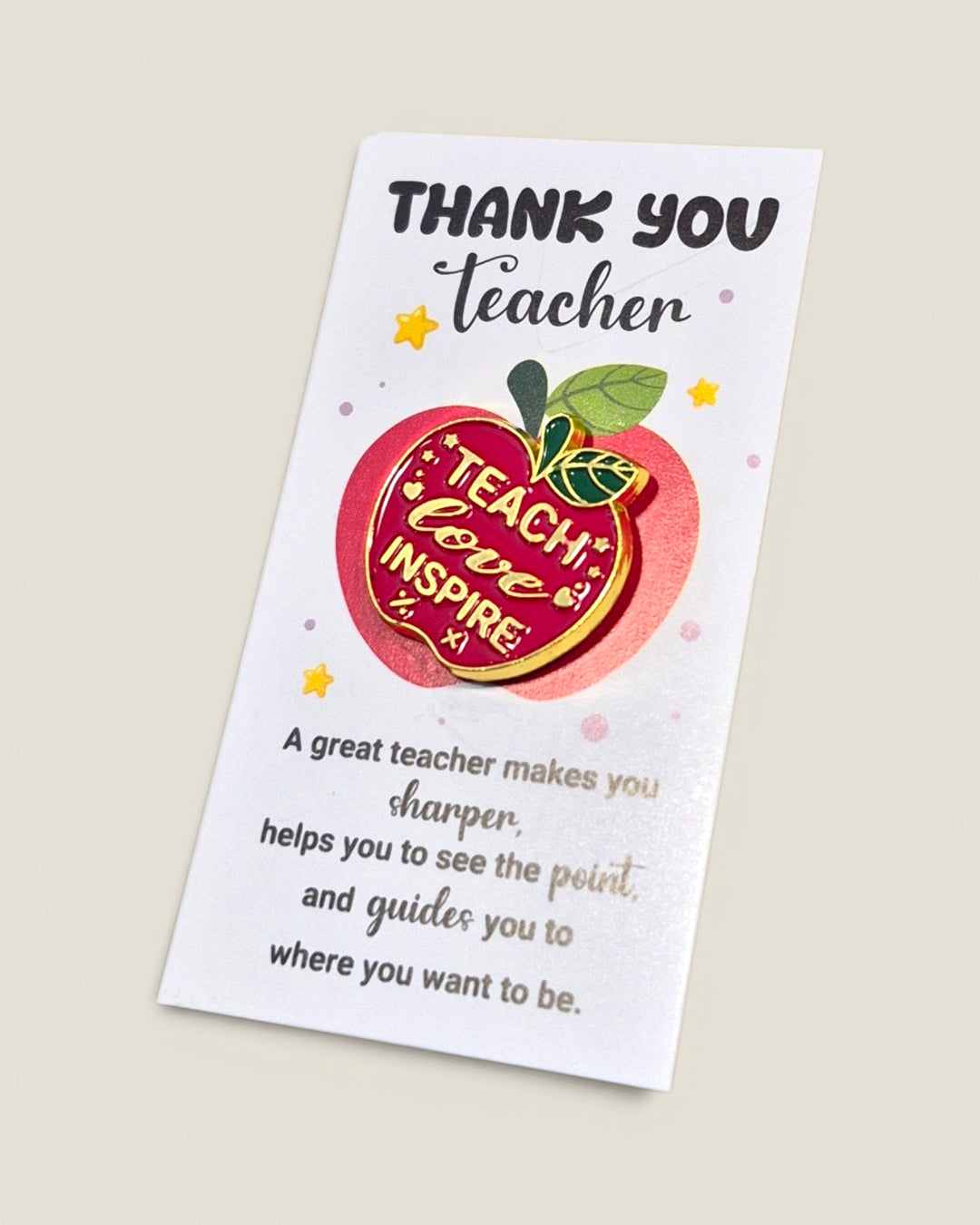 Liz's Custom Creations, Thank You Teacher Pins