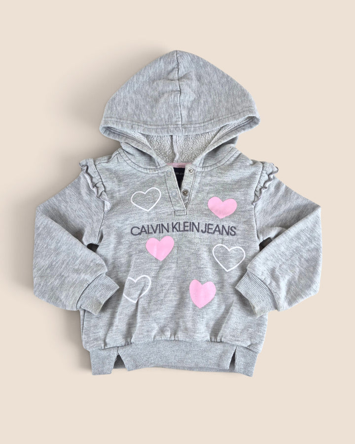 Pre-Loved Calvin Klein Grey Sweater Girls 2Y | Betty’s Marketplace