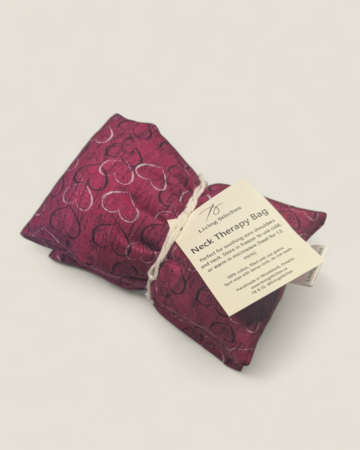 Living Stitches, Hot Cold Neck Therapy Bags