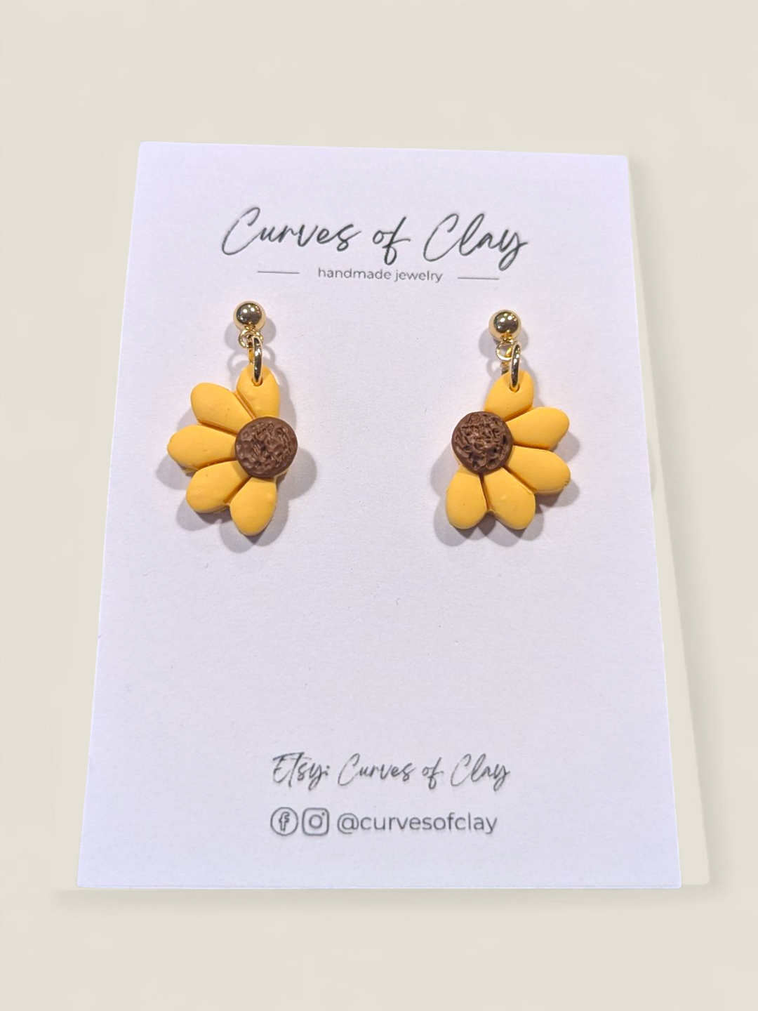 Curves of Clay, Autumn and Halloween Dangle Earrings