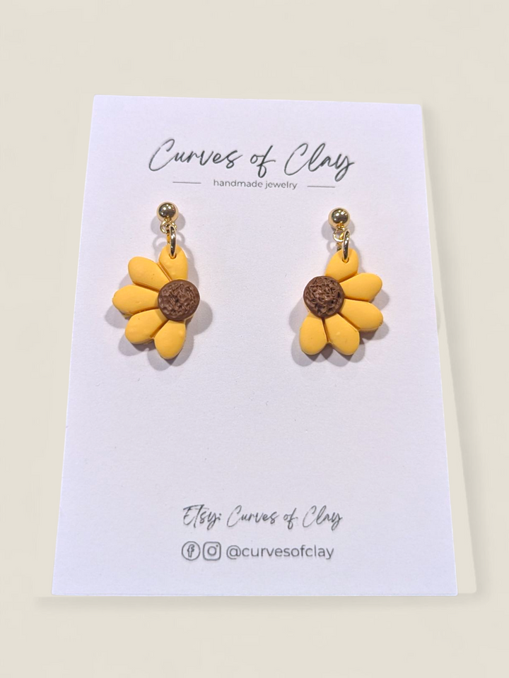Curves of Clay, Autumn and Halloween Dangle Earrings