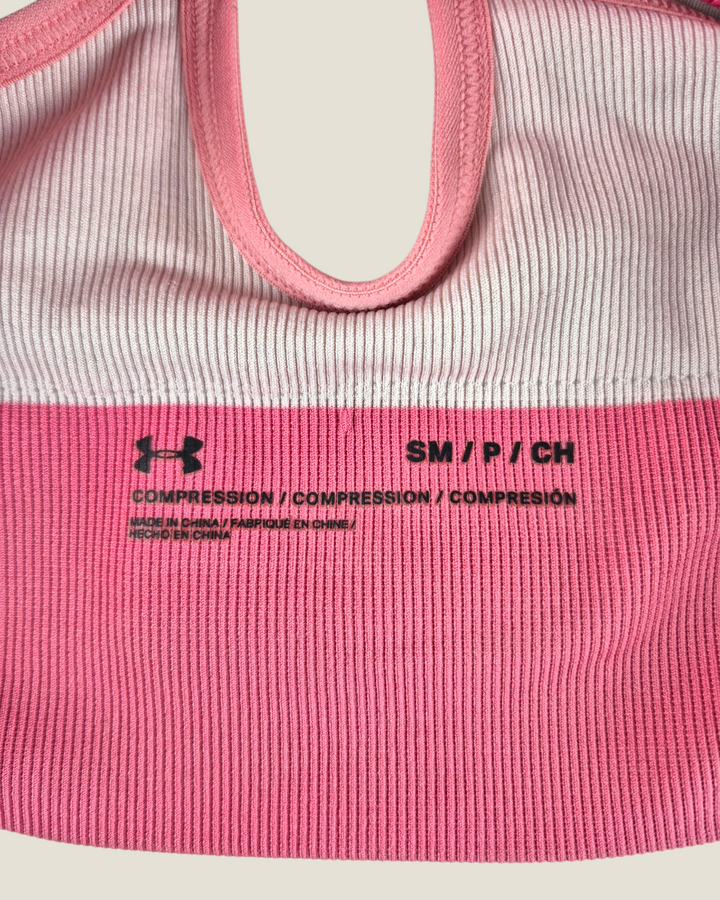 Pre-Loved Under Armour Pink Sports Bra Ladies Small | Betty’s Marketplace