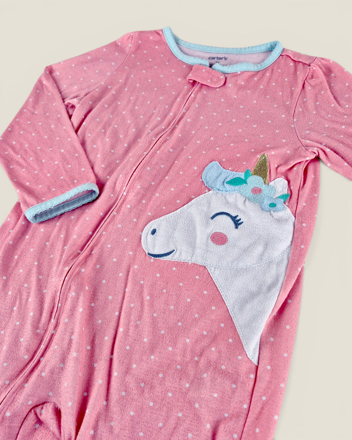 Pre-Loved Carter's Unicorn Footies Girls 4Y | Betty’s Marketplace