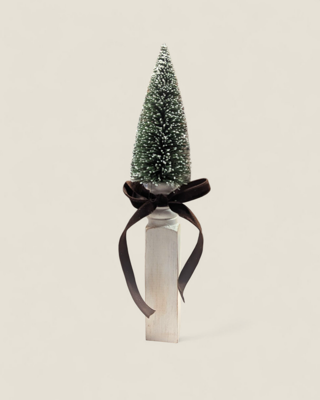 Three-Thirty Design Co, Holiday Bottle Brushed Trees in Vintage Pieces