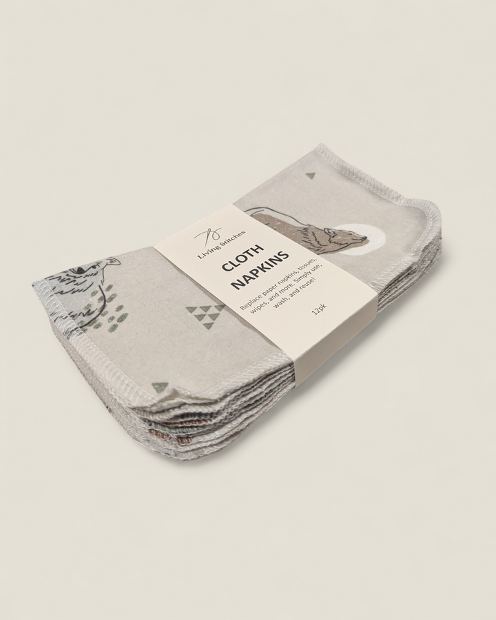 Living Stitches, Reusable Cloth Napkins