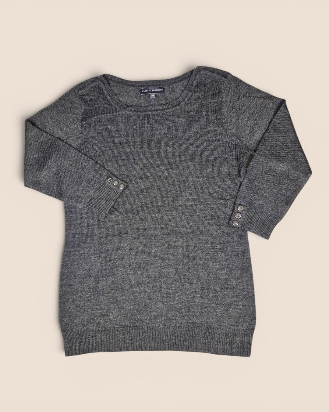Pre-Loved Classic Editions Grey Sweater Ladies Small | Betty’s Marketplace