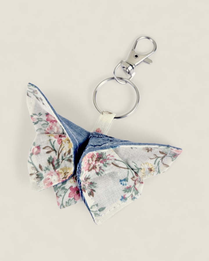 Izzyrai Handmade, Fabric Butterfly Keychains