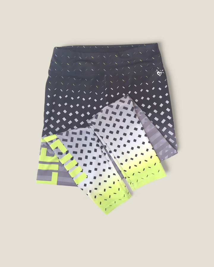 JUSTICE GEOMETRIC LEGGINGS SIZE 16 PRE-LOVED
