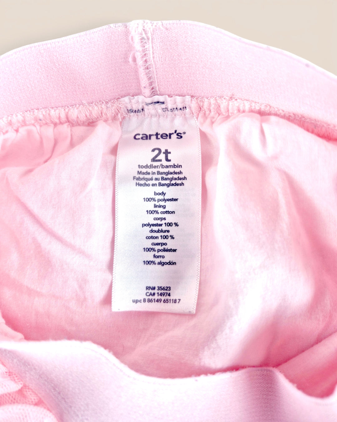 Pre-Loved Carter's Pink Tutu Girls 2Y | Betty’s Marketplace