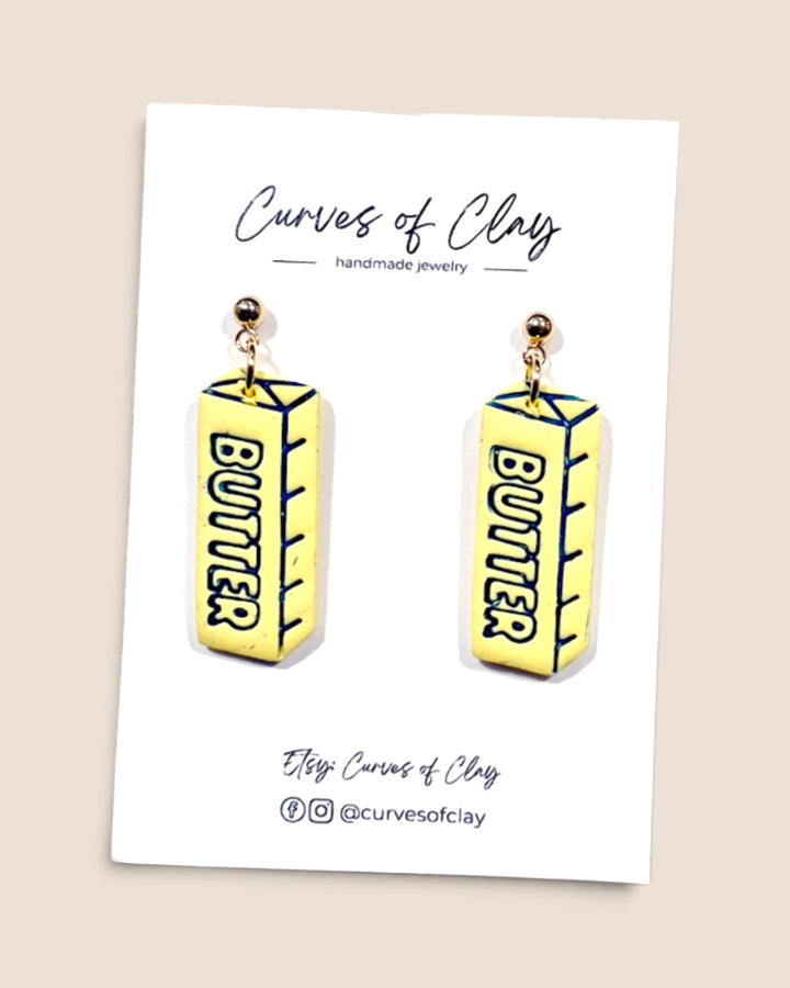 Curves of Clay, Everyday Dangle Earrings