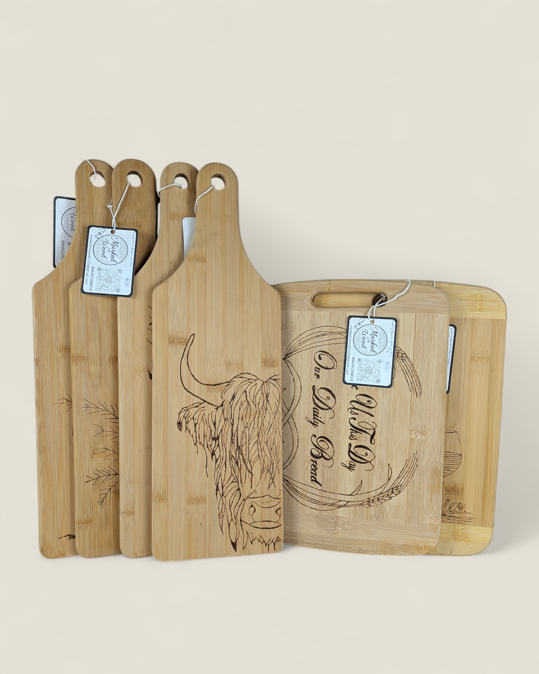 Marked In Wood, Wood Burnt Charcuterie & Cutting Boards