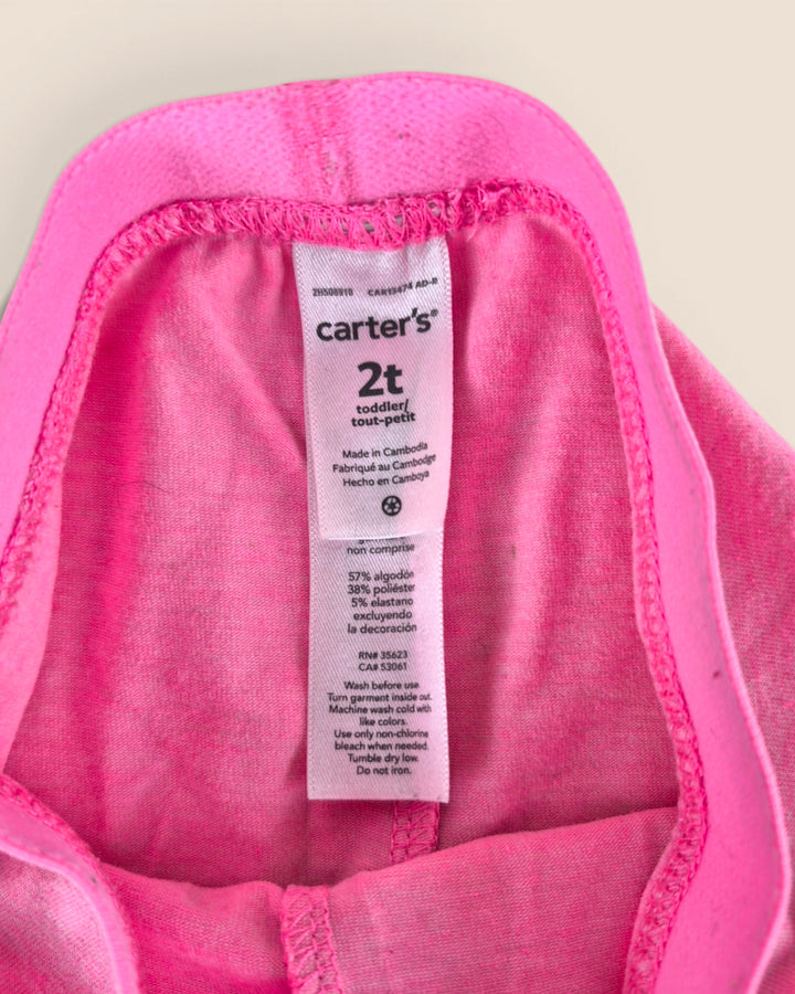 Pre-Loved Carter's Neon Pink Leggings Girls 2Y | Betty’s Marketplace