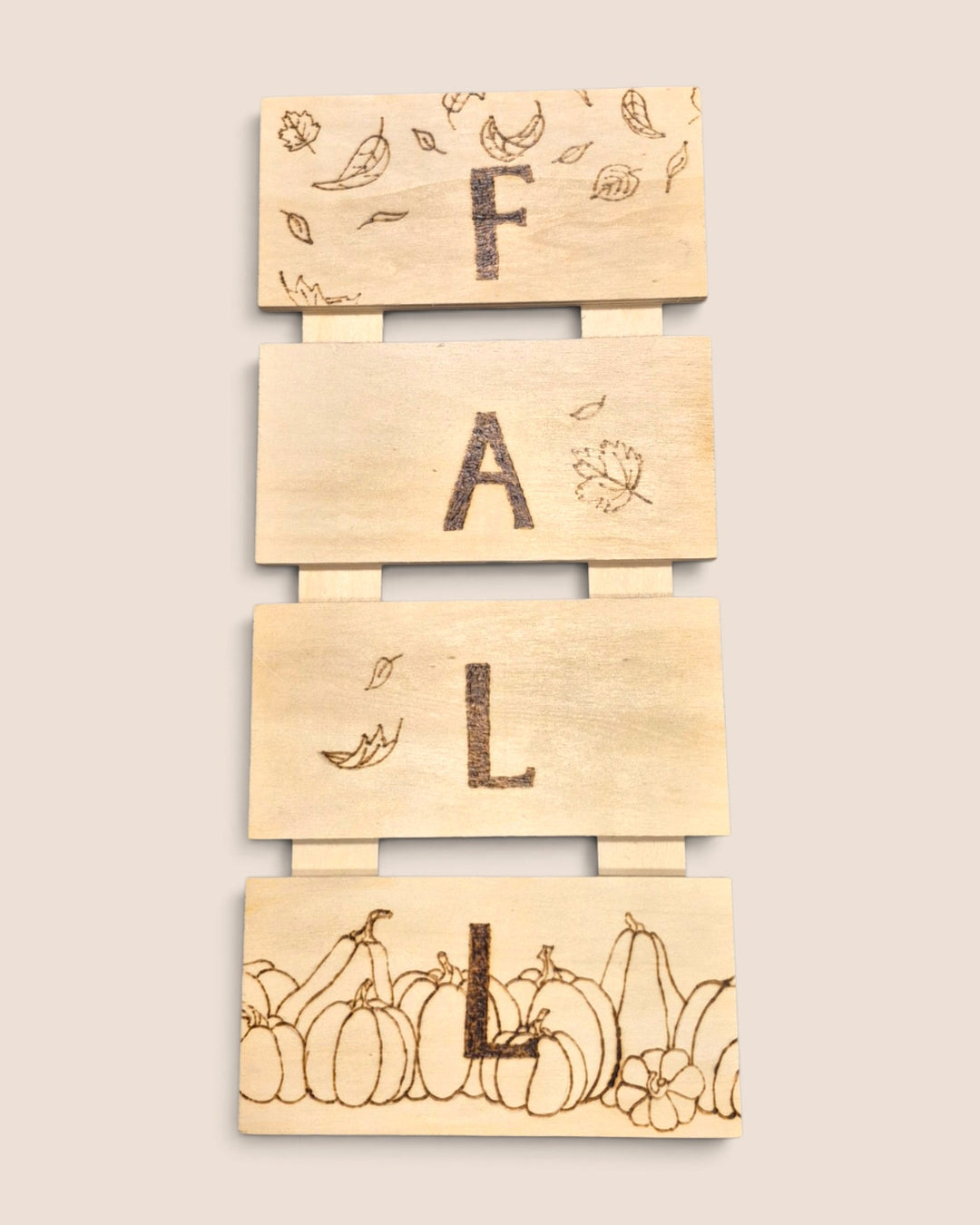 Marked In Wood, Fall Wood Burnt Home Decor & Signs